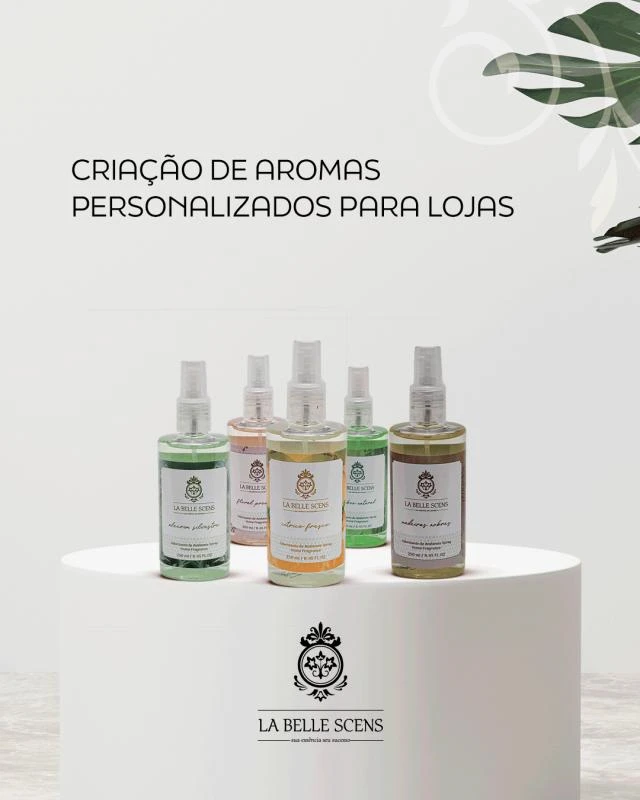 Imagem ilustrativa de Criação de aromas personalizados para lojas